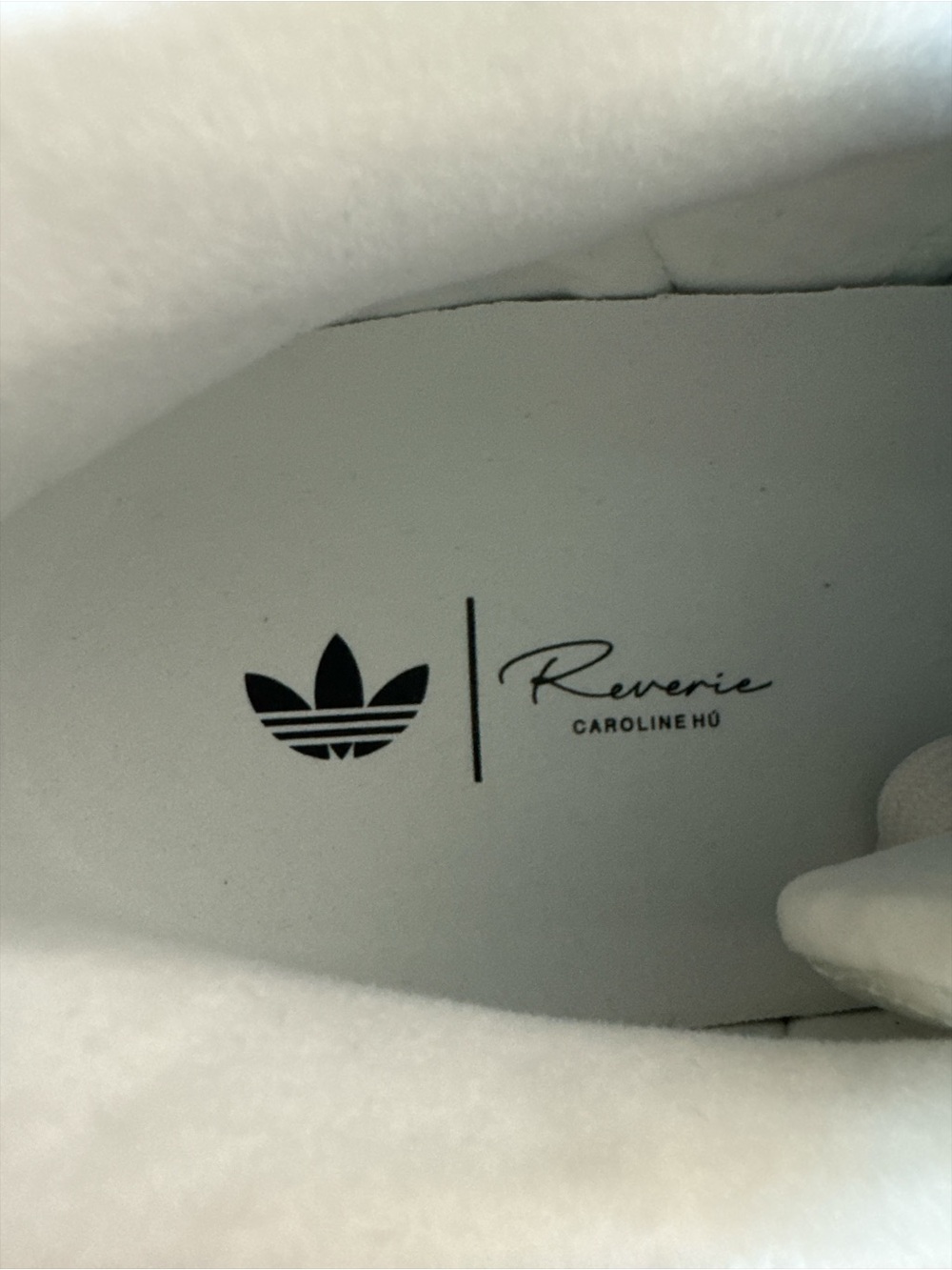 Adidas x Caroline Hu Superstar JR7977 White Bow Sneakers NWT Collab UK 6.5~US8.5 - Picture 8 of 15